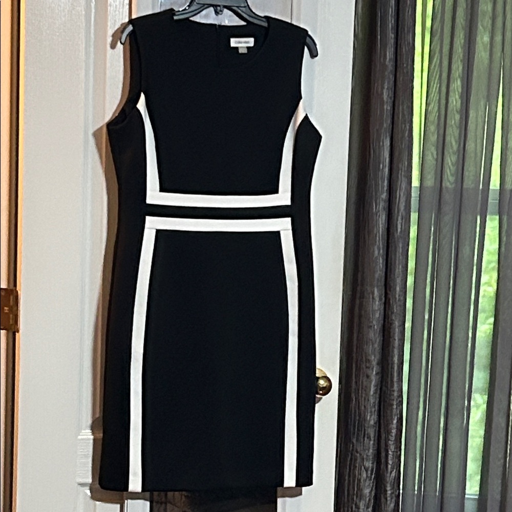 Calvin Klein Black and White dress